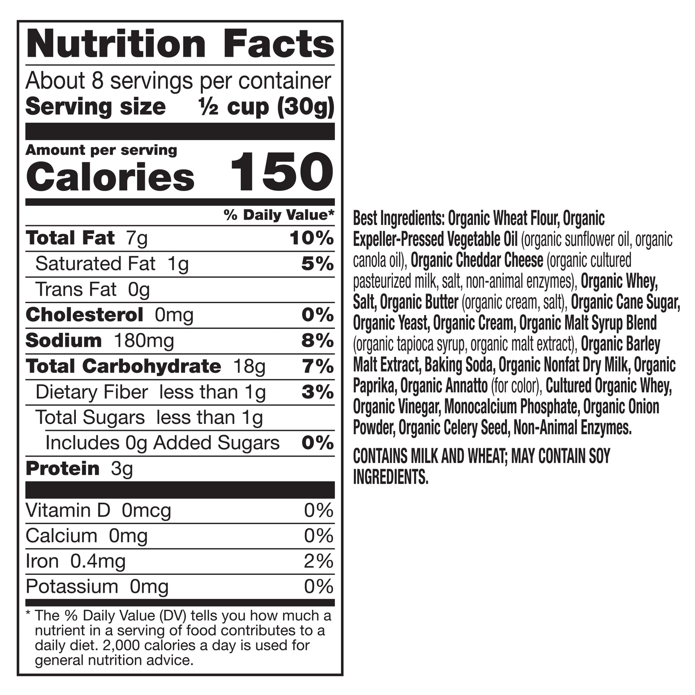 Annie's Cheddar Snack Mix With Assorted Crackers and Pretzels, Made with Real Cheese, 9 oz - Image 9