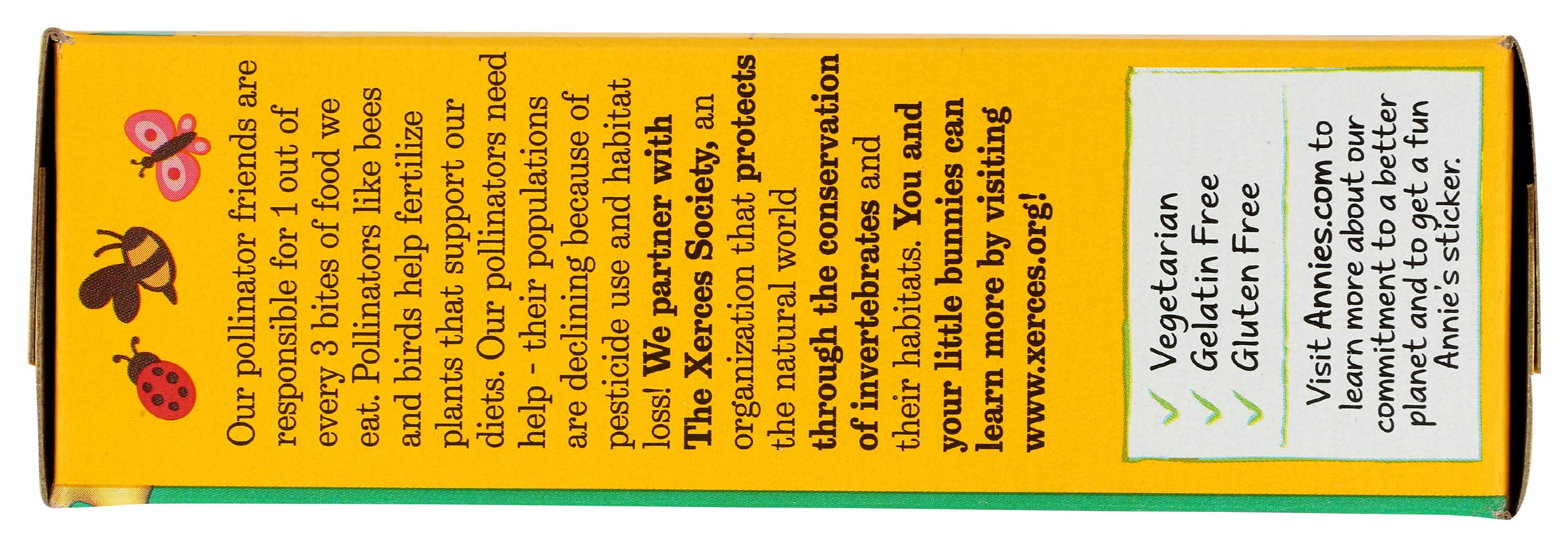 Annie's Homegrown Homegrown Bees Bugs, & Butterflies Fruit Snacks, 4 oz - Image 14