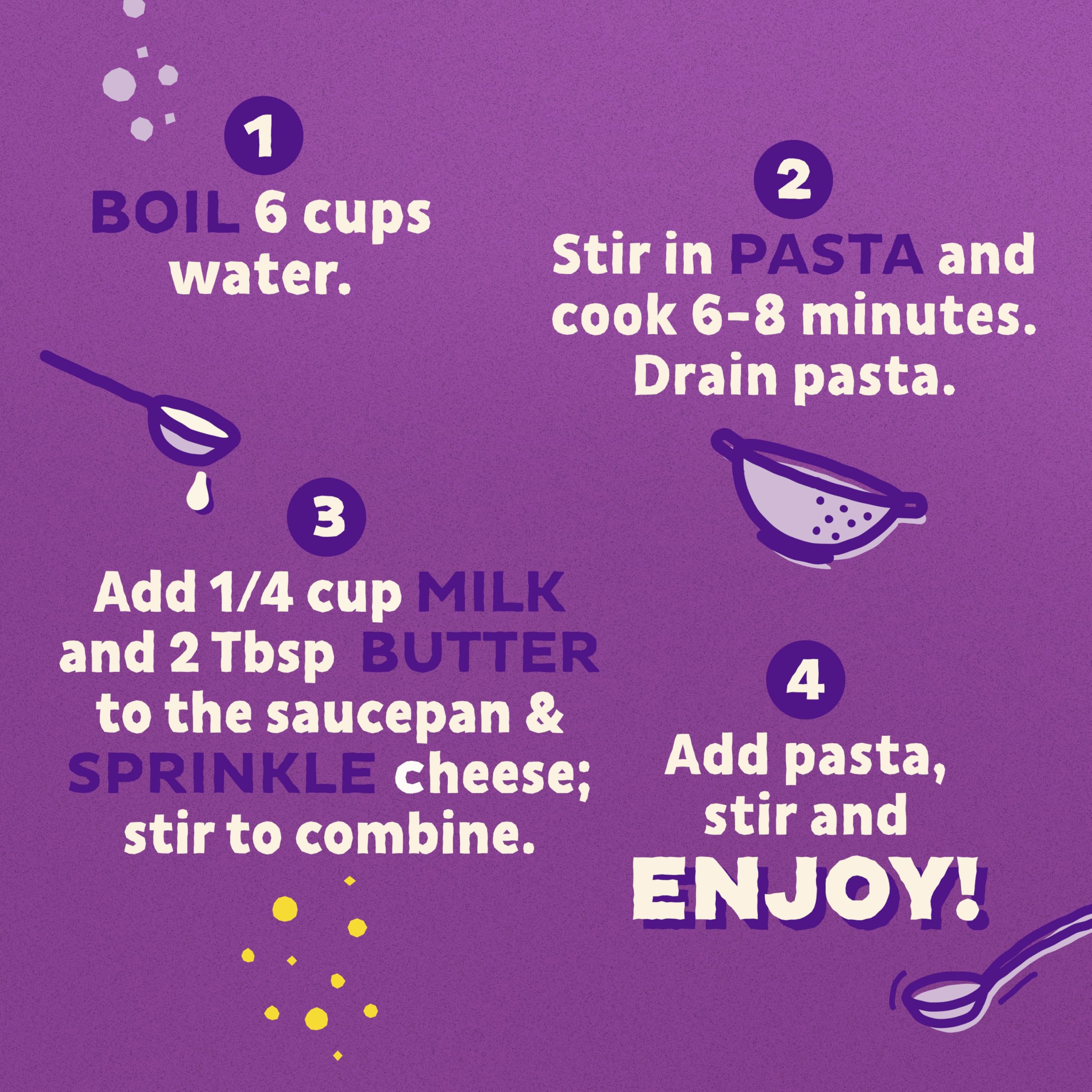 Annie's Macaroni and Classic Cheddar with Organic Pasta, Made with Real Cheese, Dinner Side or Snack, 6 oz (Pack of 12) - Image 5