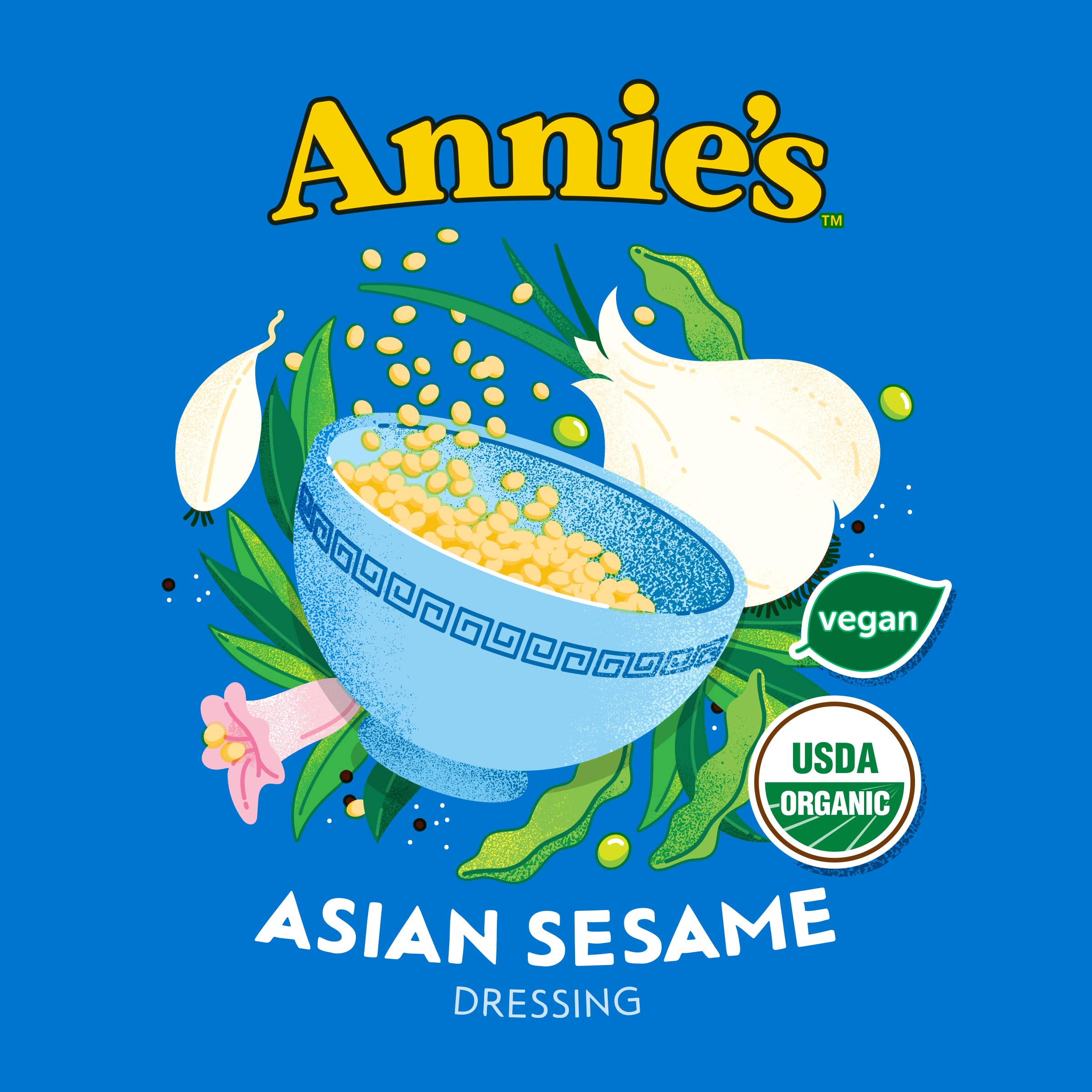 Annie's Organic Asian Sesame Salad Dressing, Non-GMO, 8 fl oz - Image 6