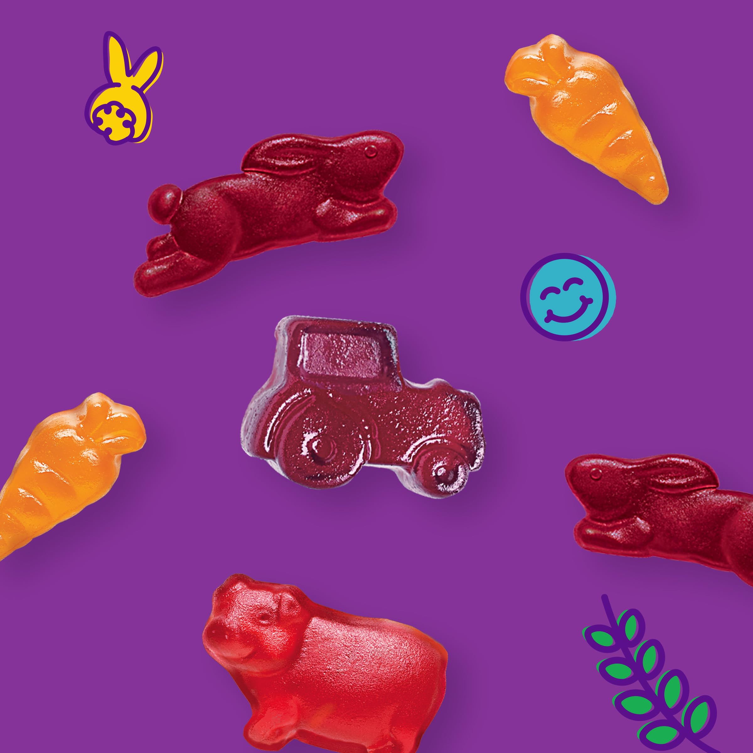 Annie's Organic Bernie's Farm Fruit Flavored Snacks, Gluten Free, 10 Pouches, 7 oz - Image 3