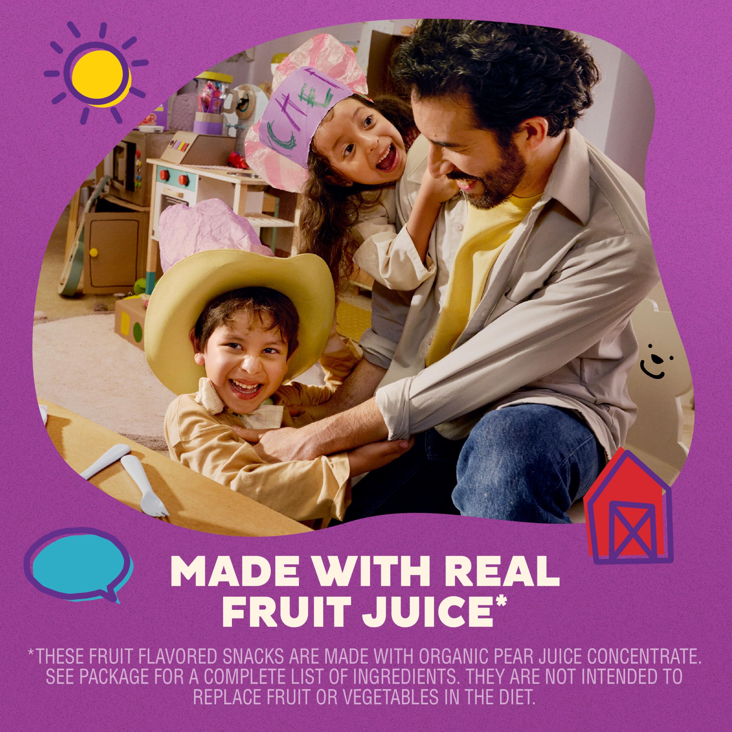 Annie's Organic Bernie's Farm Fruit Flavored Snacks, Gluten Free, 10 Pouches, 7 oz - Image 5