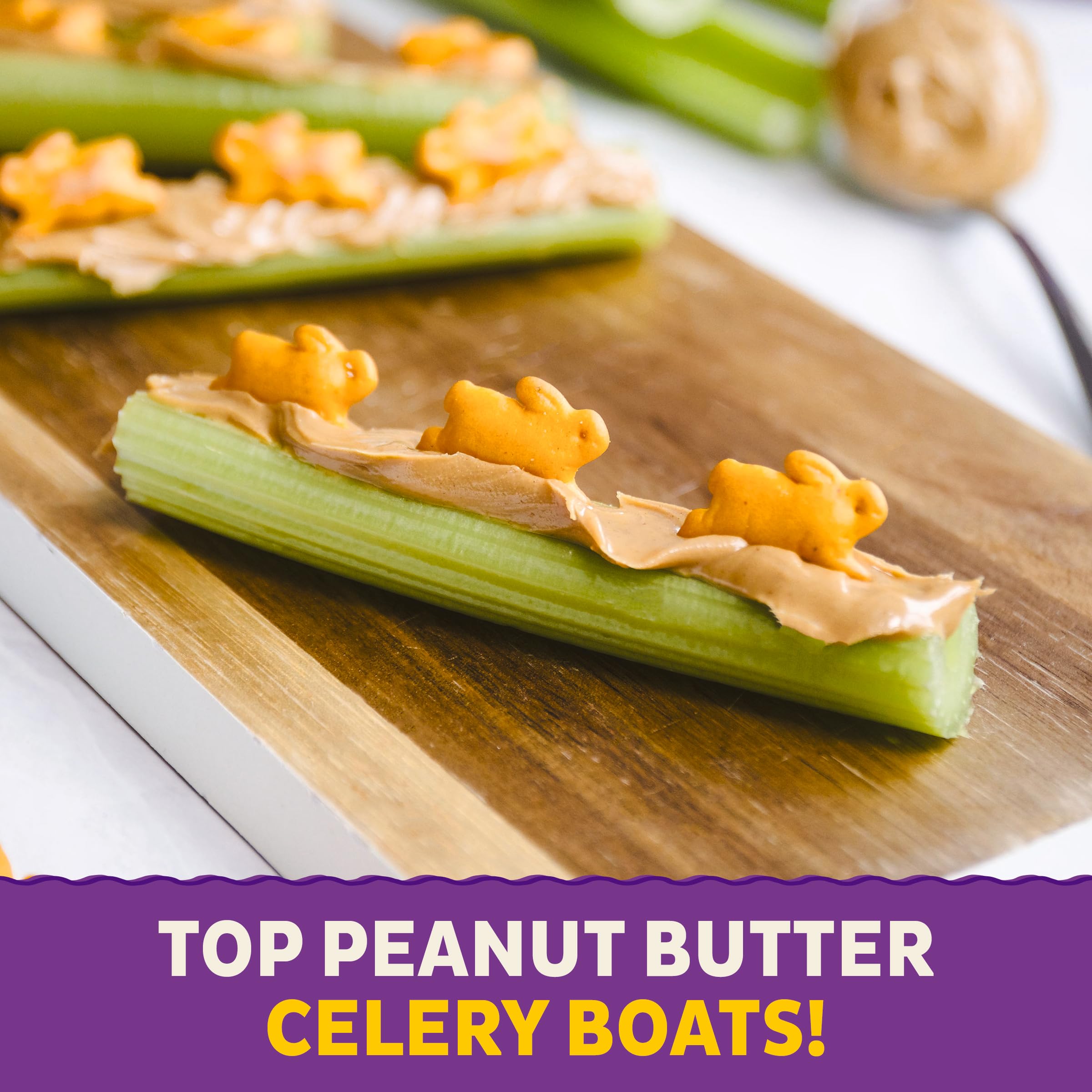 Annie's Organic Cheddar Bunnies Baked Snack Crackers, Original, 7.5 oz - Image 4