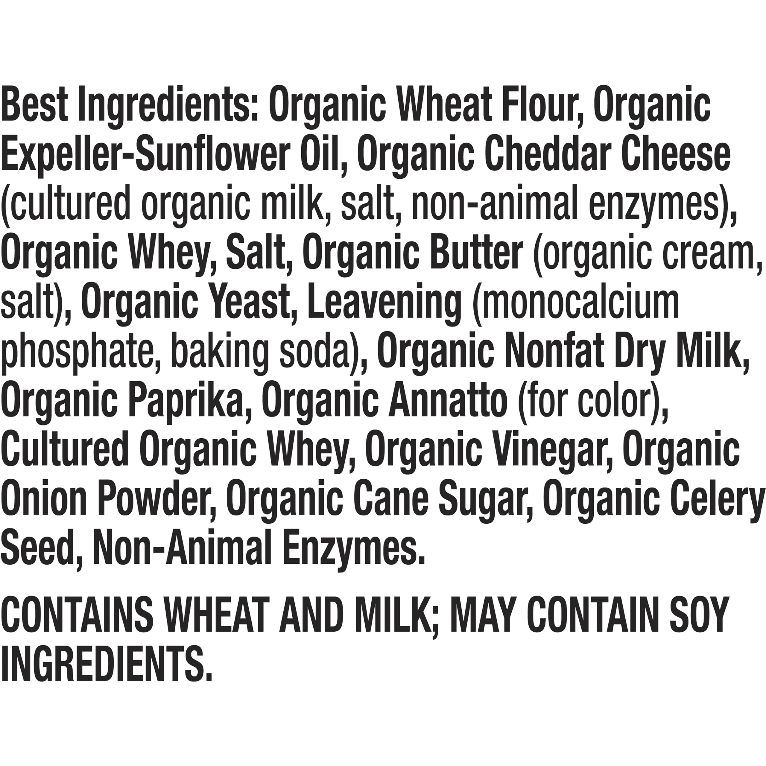 Annie's Organic Cheddar Bunnies Snack Crackers, Extra Cheesy, Baked With Real Cheese, 7.5 oz. (Pack of 12) - Image 3