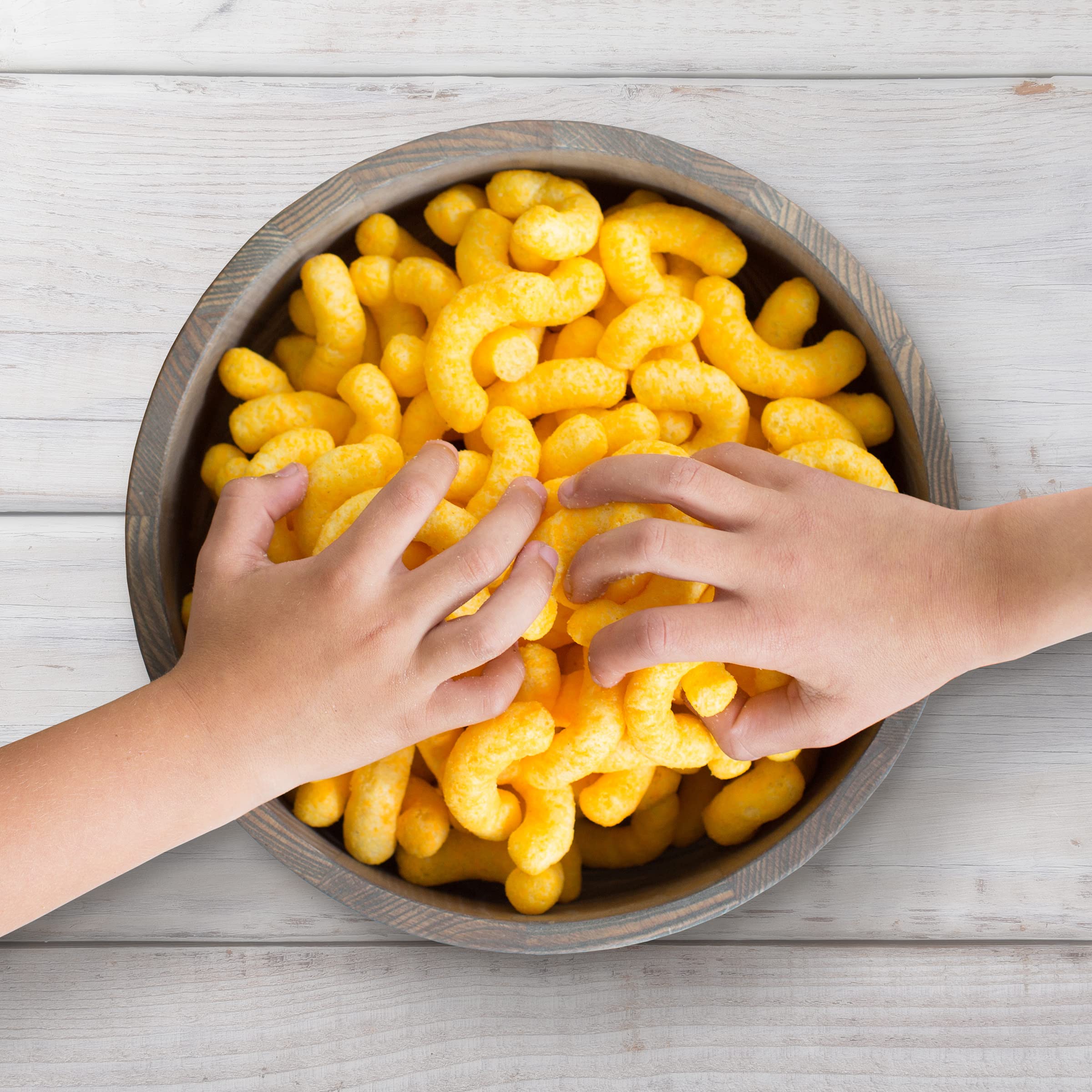 Annie's Organic Cheddar Cheesy Smiles, Baked Corn Puffs, Gluten Free, 4 oz (Pack of 12) - Image 3