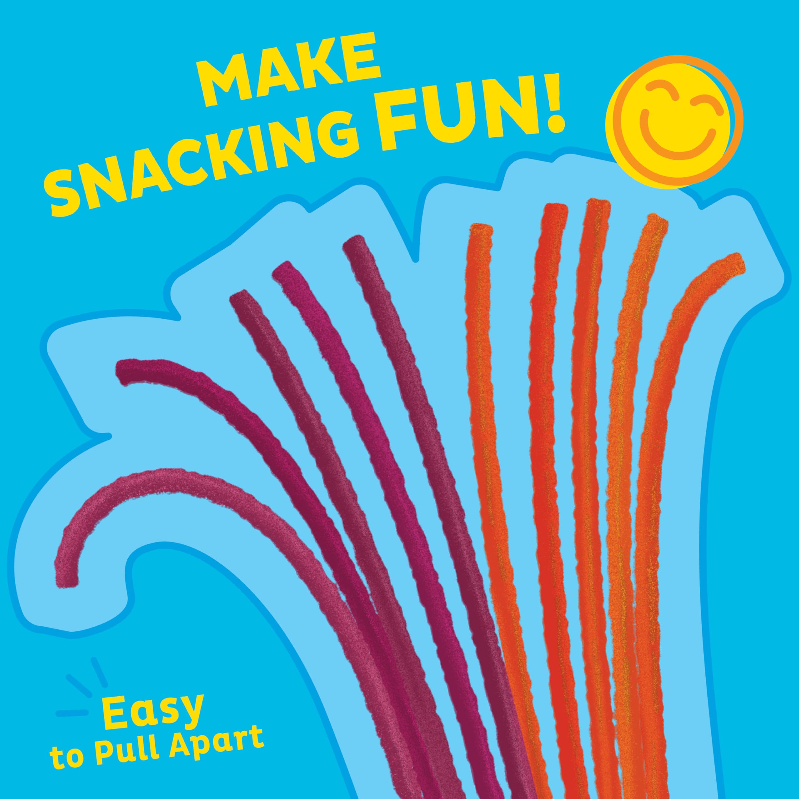 Annie's Organic Fruit Peel-A-Parts Fruit Flavored Snacks, Strawberry and Fruit Punch, Gluten Free, Vegan, Variety Pack, 12 Count, 6.7 oz - Image 4