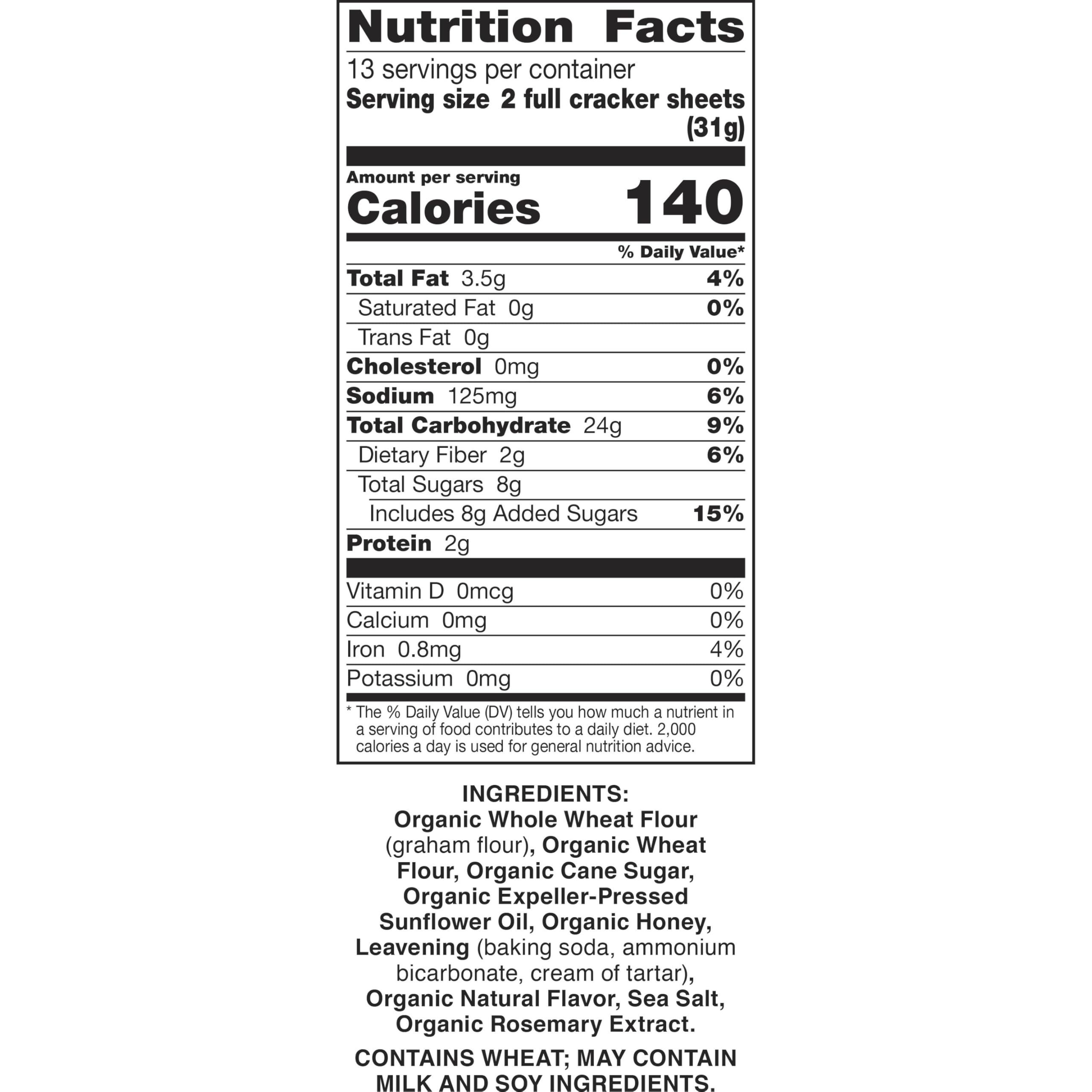 Annie's Organic Honey Graham Crackers, Made With Whole Grain, 14.4 oz - Image 7