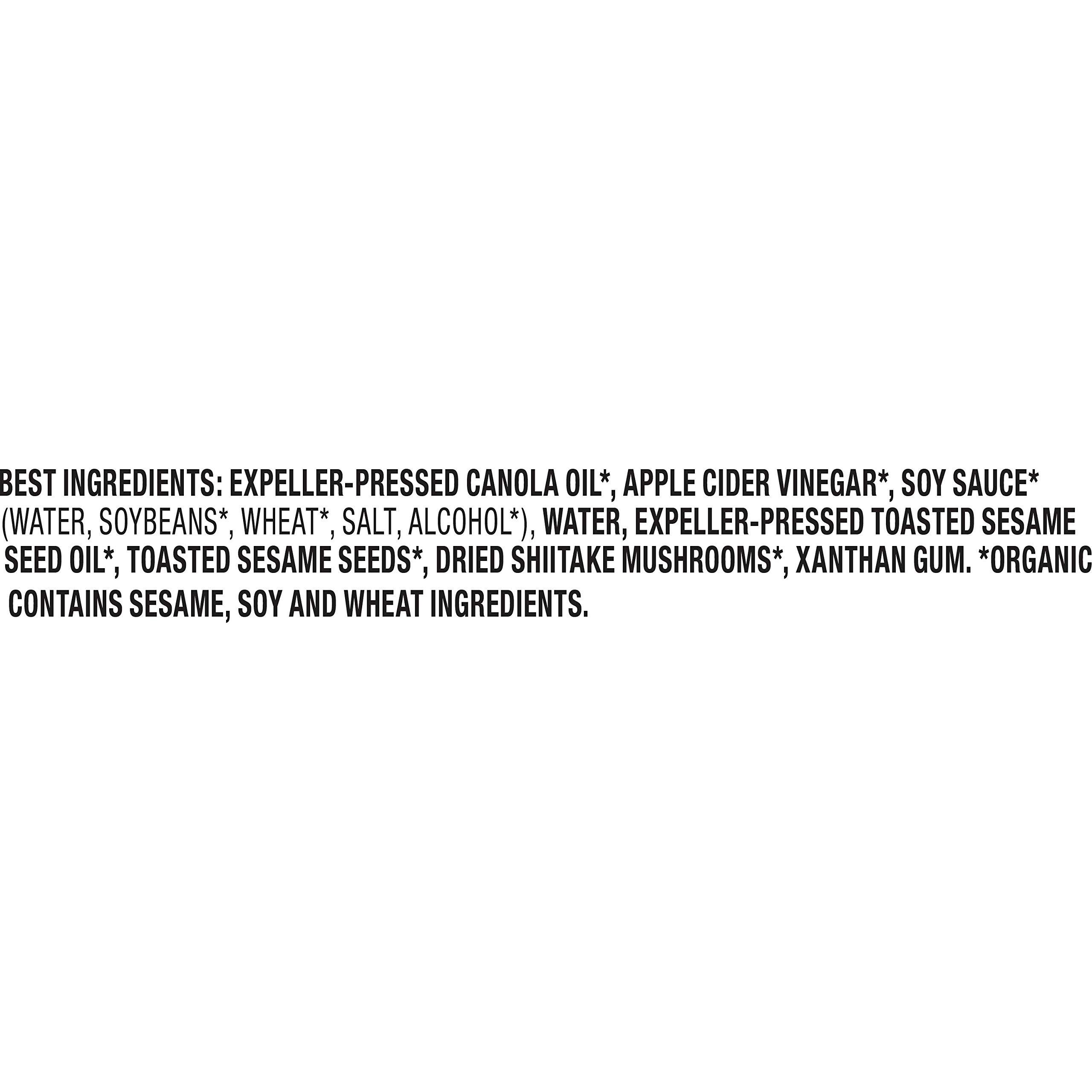 Annie's Organic Shiitake Sesame Vinaigrette Salad Dressing, Vegan, Non-GMO, 8 fl oz - Image 10