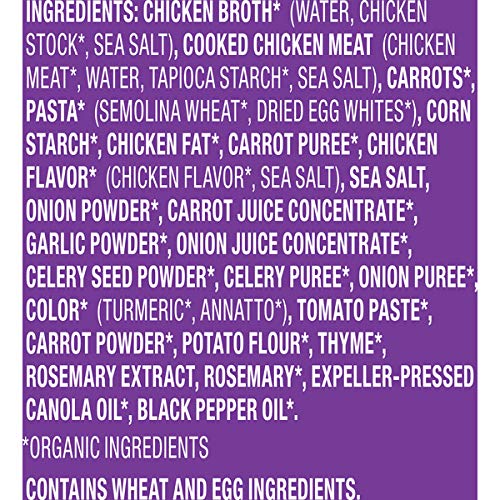 Annie’s Organic Star Pasta and Chicken Canned Soup, Ready To Serve, 14 oz - Image 3