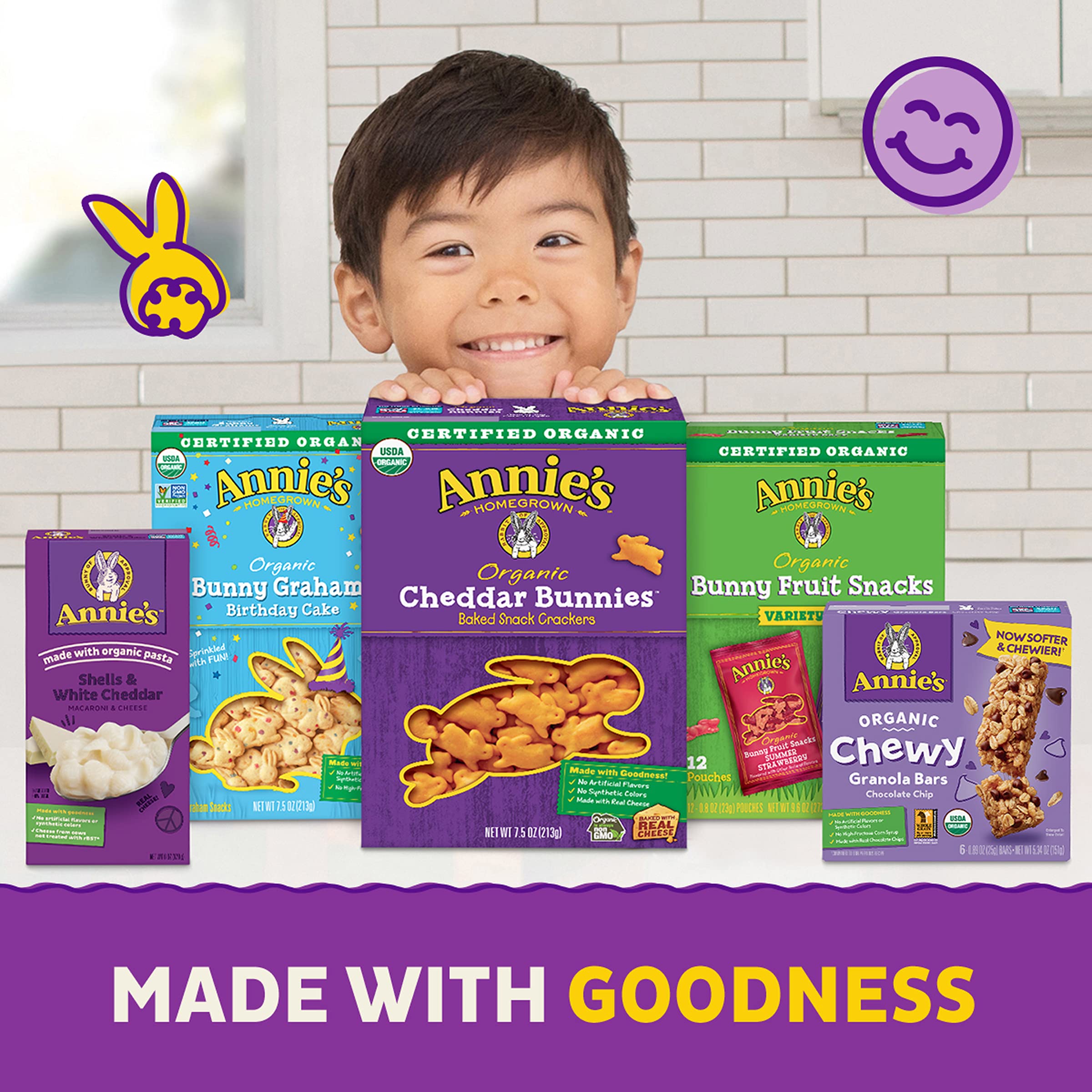 Annie’s Organic Star Pasta and Chicken Canned Soup, Ready To Serve, 14 oz - Image 7